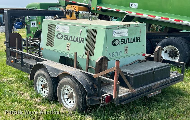 image for item MY9775 Shop built  equipment trailer