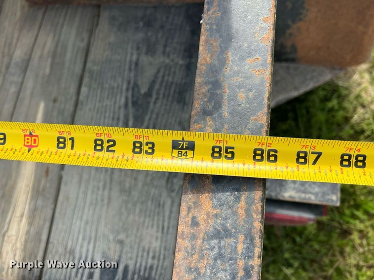 image for item MY9775 Shop built  equipment trailer