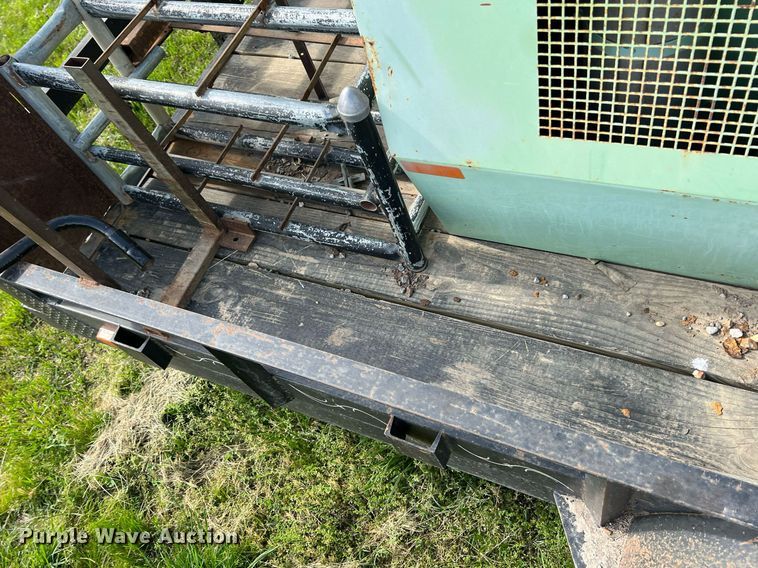 image for item MY9775 Shop built  equipment trailer