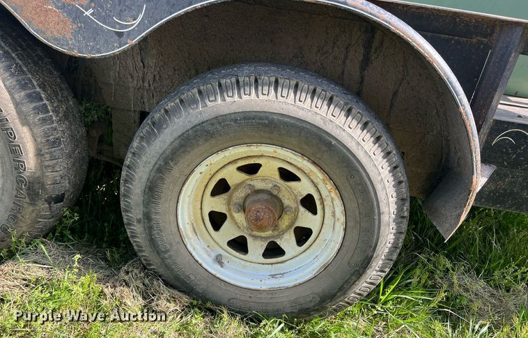 image for item MY9775 Shop built  equipment trailer