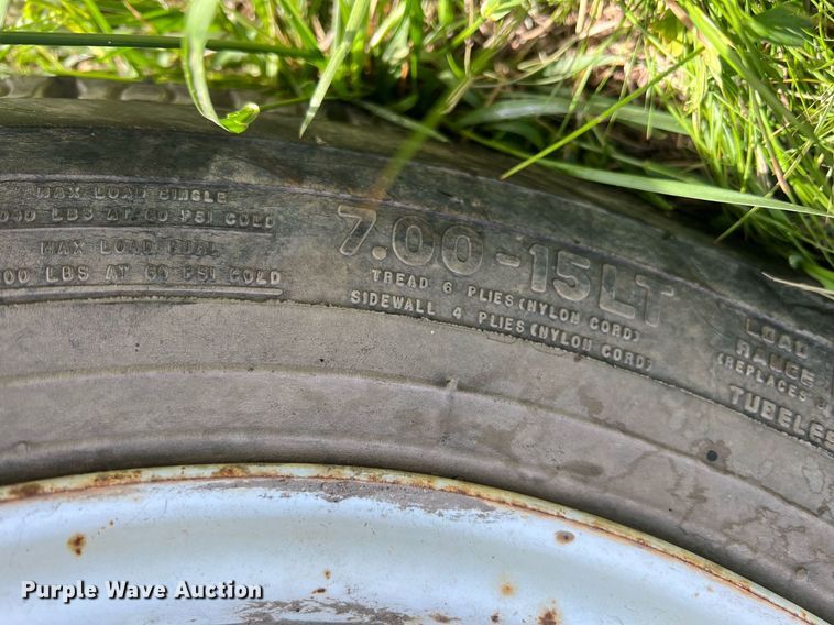 image for item MY9775 Shop built  equipment trailer