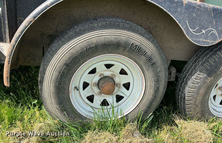 image for item MY9775 Shop built  equipment trailer