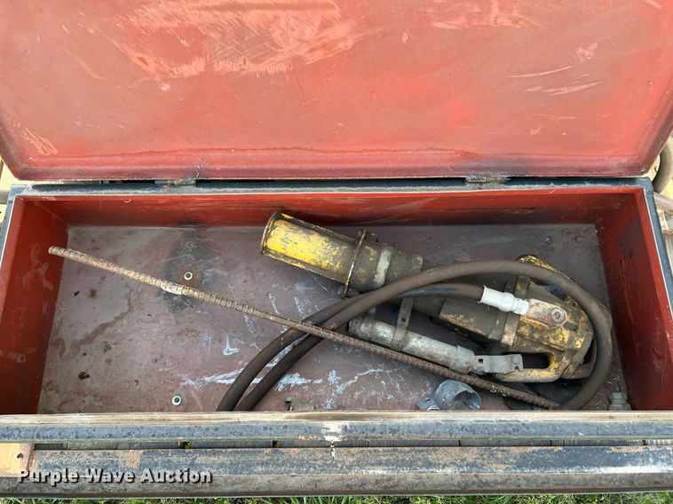 image for item MY9775 Shop built  equipment trailer