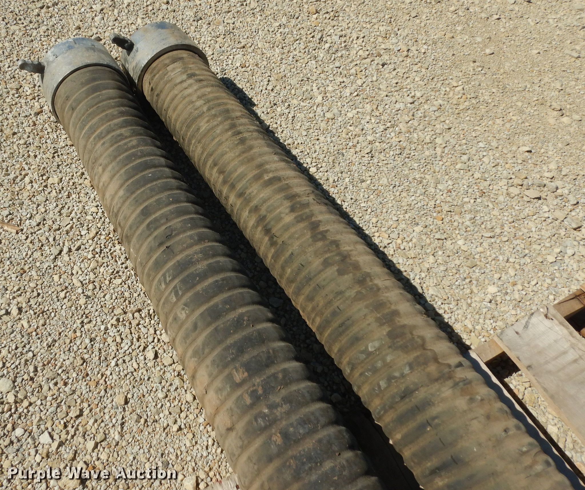 (2) hard suction hoses in Manhattan, KS Item IB9840 sold Purple Wave