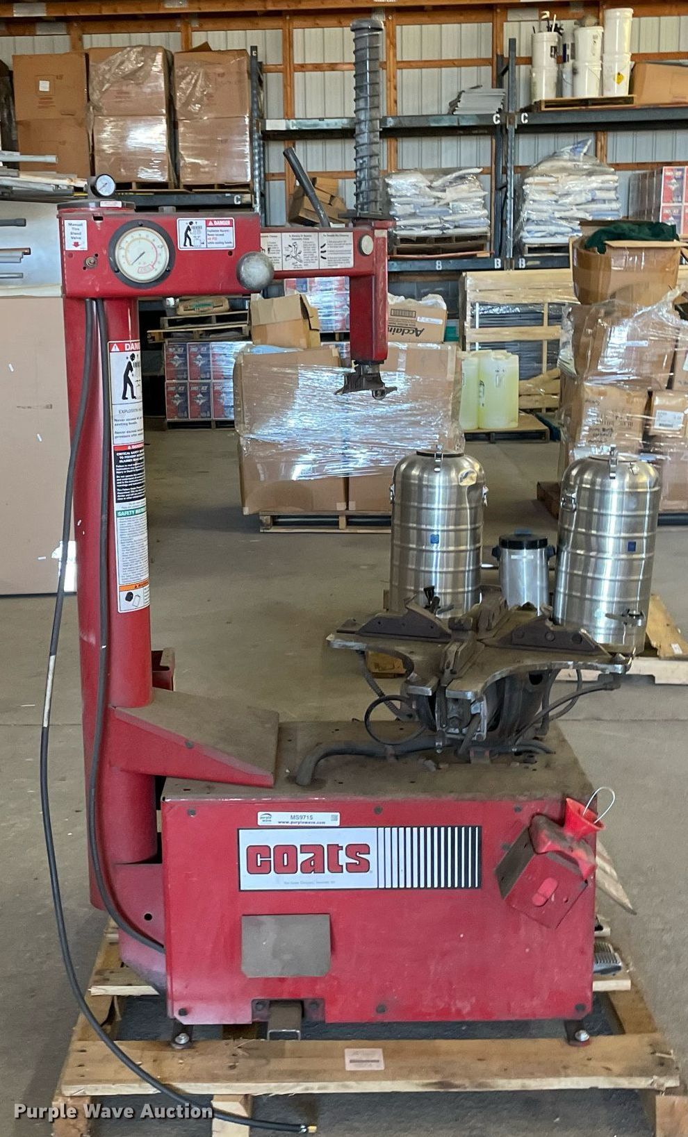 Coats 5050AX rim clamp tire machine in Ellsworth , KS Item MS9715