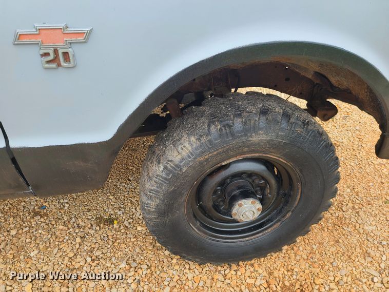 image for item DC6079 1968 Chevrolet K20  pickup truck