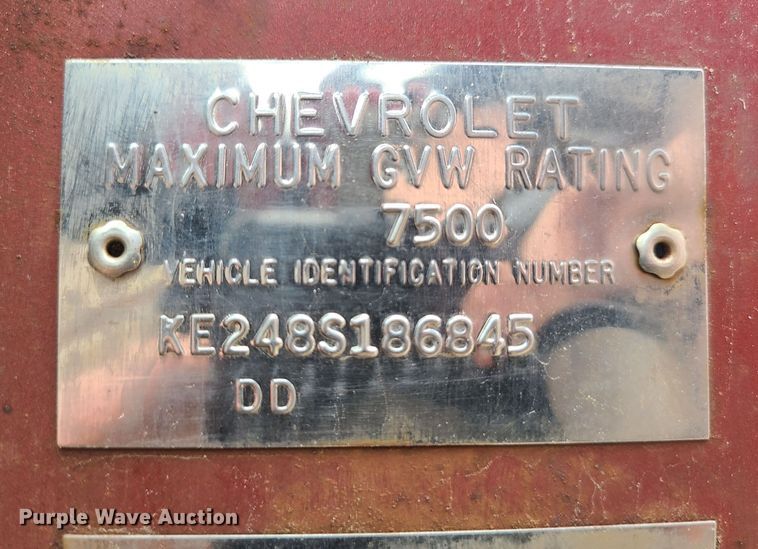 image for item DC6079 1968 Chevrolet K20  pickup truck