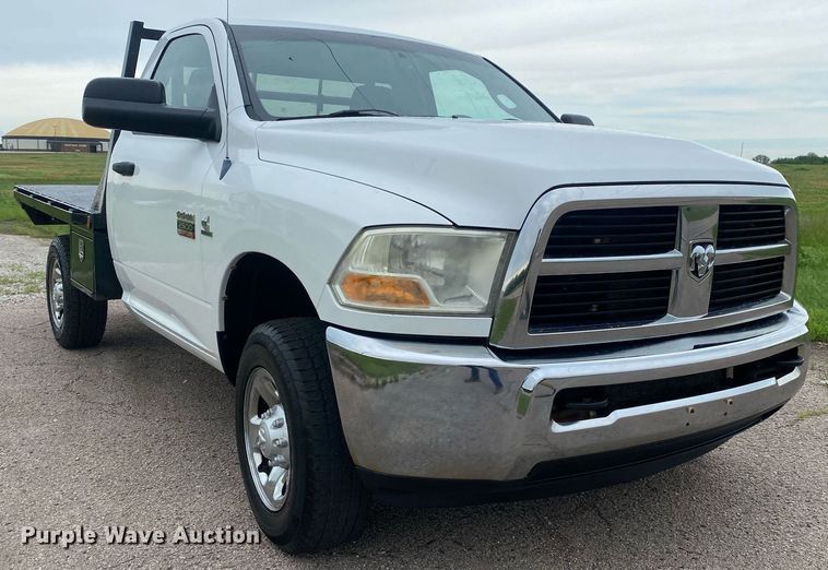 image for item DL7229 2012 Dodge Ram 2500  flatbed pickup truck