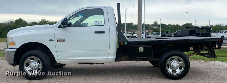 image for item DL7229 2012 Dodge Ram 2500  flatbed pickup truck