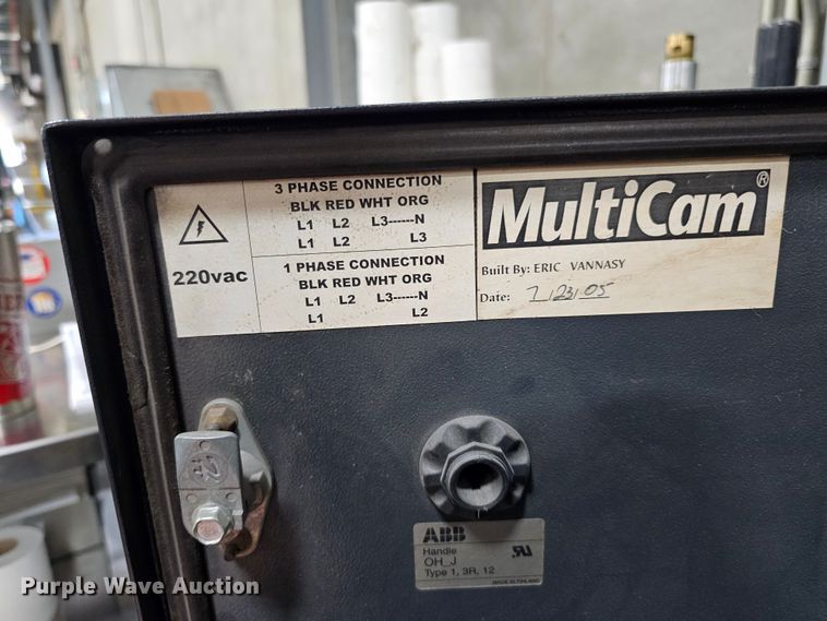 image for item DO4360 MultiCam Plasma Hypertherm HyPerformance Plasma HPR130  plasma cutter table