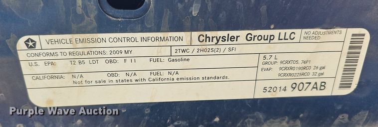 image for item DO4413 2009 Dodge Ram 1500  Crew Cab flatbed pickup truck