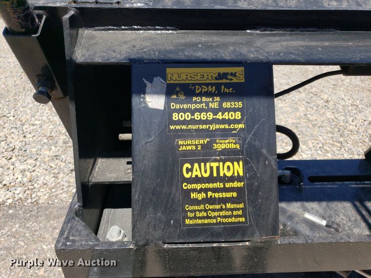 image for item DP7862 DPM Nursery Jaws 2  skid steer nursery jaws