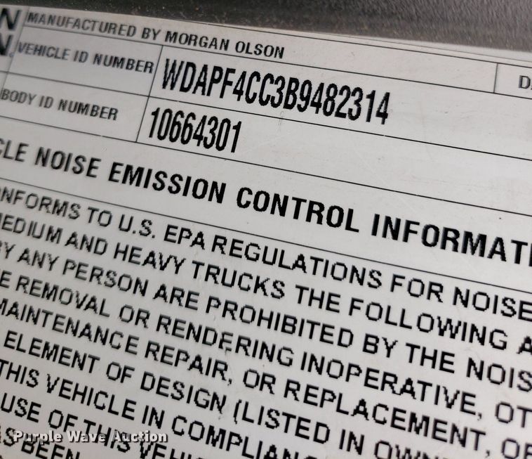 image for item DP7875 2011 Mercedes Benz Sprinter  box truck