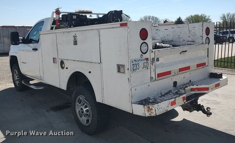 image for item DQ0482 2016 Chevrolet Silverado 2500HD  utility bed pickup truck