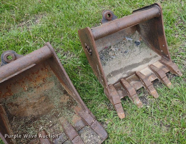 image for item DQ1712 (3) TAG mini excavator buckets