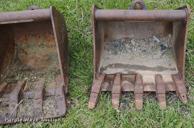 image for item DQ1712 (3) TAG mini excavator buckets