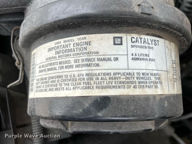 image for item DR4611 2004 GMC Savana G2500  van