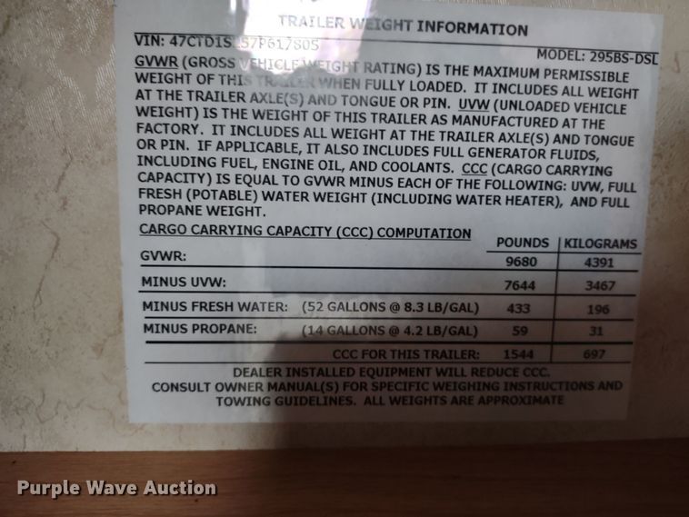 image for item DR8246 2007 Denali  camper