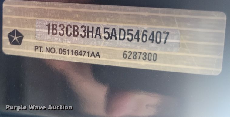 image for item FC9216 2010 Dodge Caliber