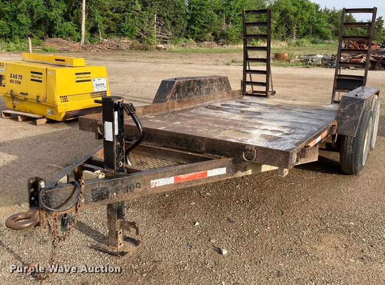 image for item HN9867 1996 Fannin Fabrication  equipment trailer