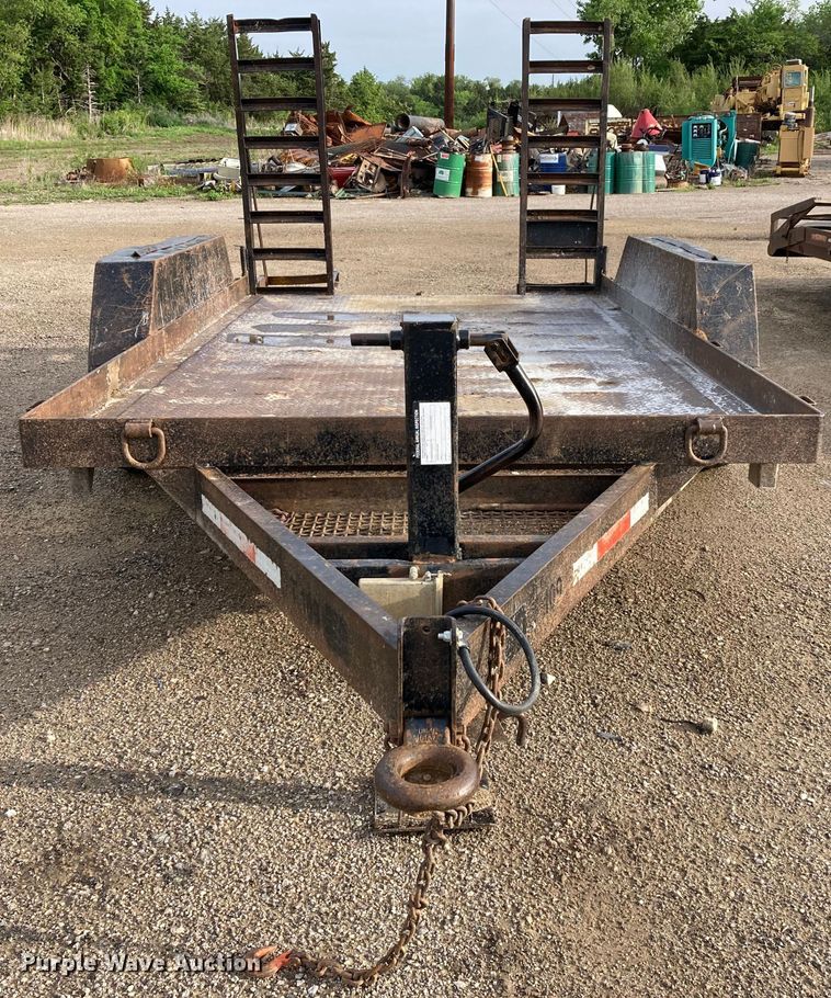 image for item HN9867 1996 Fannin Fabrication  equipment trailer