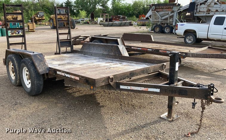 image for item HN9867 1996 Fannin Fabrication  equipment trailer