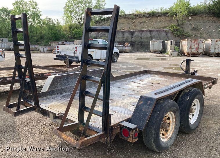image for item HN9867 1996 Fannin Fabrication  equipment trailer