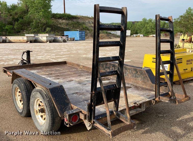 image for item HN9867 1996 Fannin Fabrication  equipment trailer