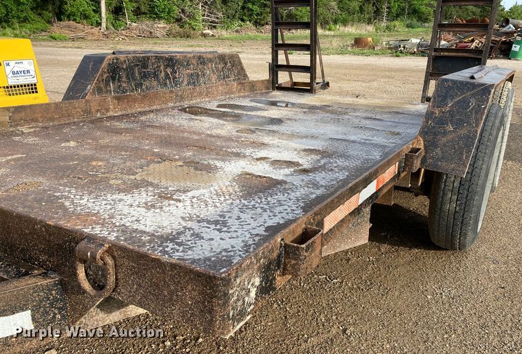 image for item HN9867 1996 Fannin Fabrication  equipment trailer