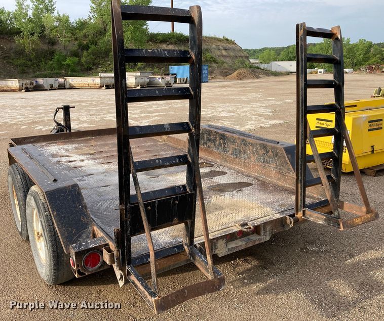 image for item HN9867 1996 Fannin Fabrication  equipment trailer