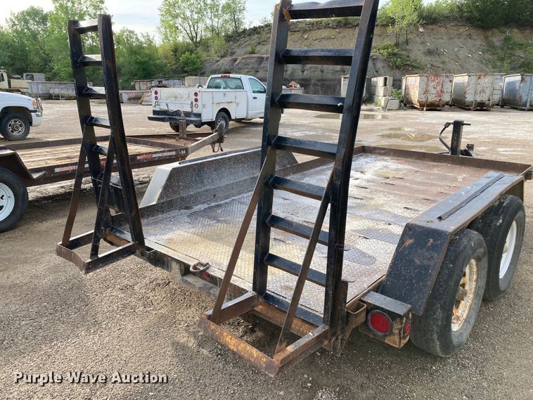 image for item HN9867 1996 Fannin Fabrication  equipment trailer