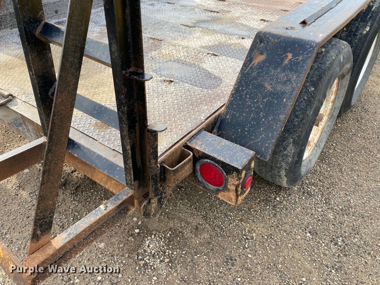 image for item HN9867 1996 Fannin Fabrication  equipment trailer