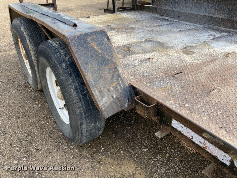 image for item HN9867 1996 Fannin Fabrication  equipment trailer