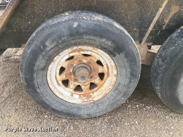 image for item HN9867 1996 Fannin Fabrication  equipment trailer