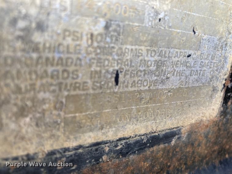 image for item HN9867 1996 Fannin Fabrication  equipment trailer