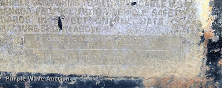 image for item HN9867 1996 Fannin Fabrication  equipment trailer