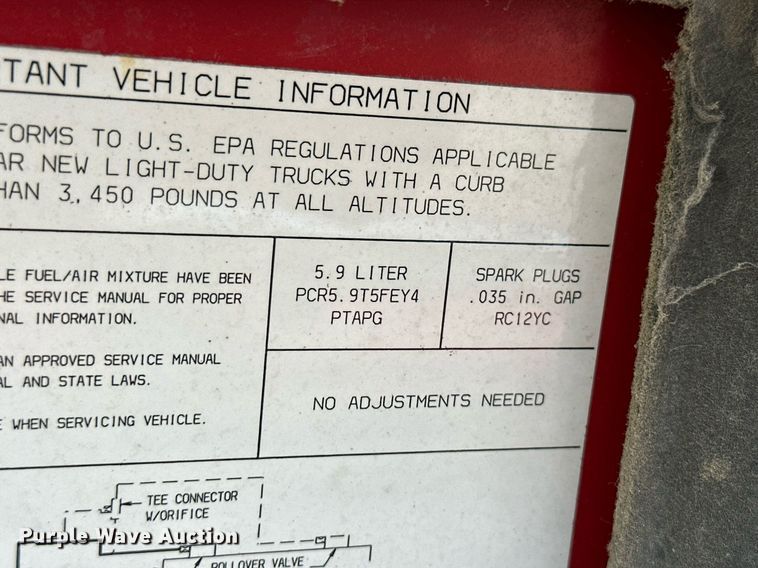 image for item JJ9937 1993 Dodge Ram Charger  SUV