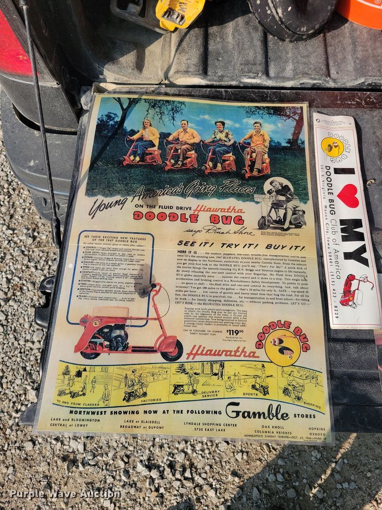 image for item JO9143 Hiawatha Doodle Bug Super  scooter