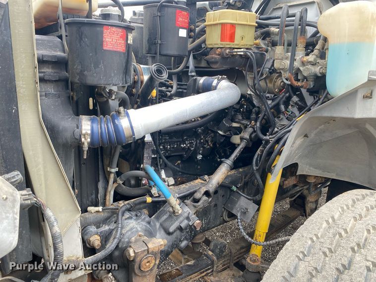 image for item KB9438 1998 Ford F800  dump flatbed truck