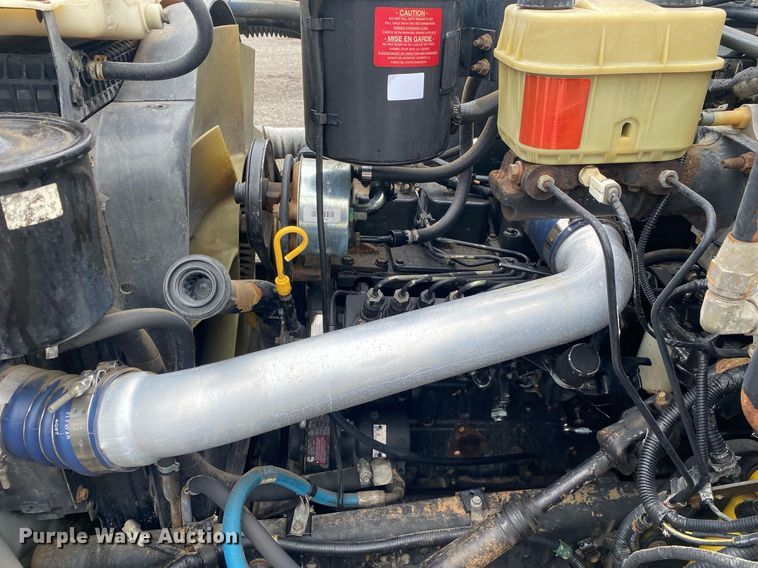 image for item KB9438 1998 Ford F800  dump flatbed truck