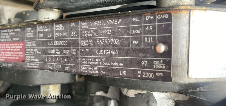 image for item KB9438 1998 Ford F800  dump flatbed truck