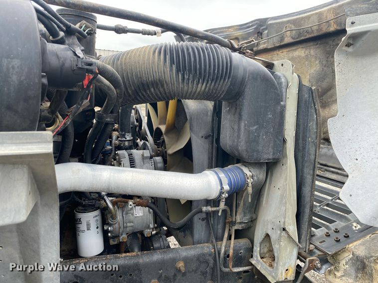 image for item KB9438 1998 Ford F800  dump flatbed truck