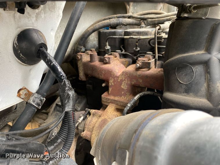 image for item KB9438 1998 Ford F800  dump flatbed truck