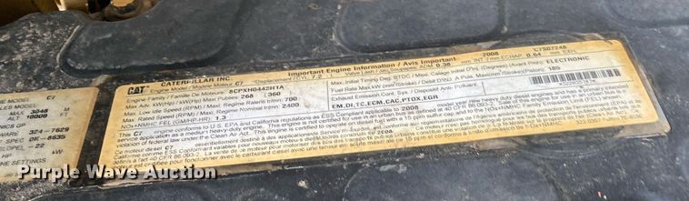 image for item KB9439 2008 Ford F650 Super Duty XLT  flatbed truck