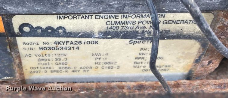 image for item KB9440 2003 Ford E450 Super Duty  RV