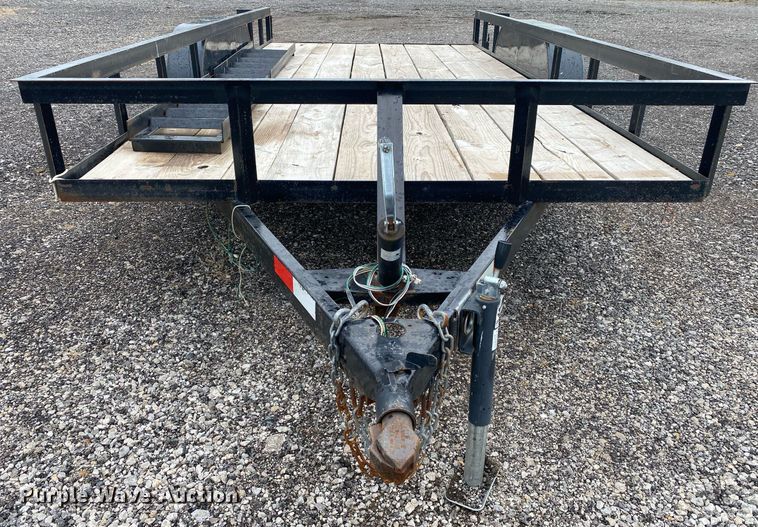 image for item KB9448 Shop built  utility trailer