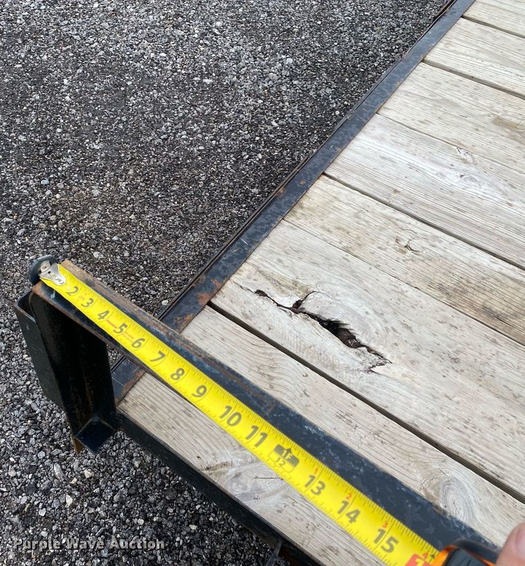 image for item KB9448 Shop built  utility trailer