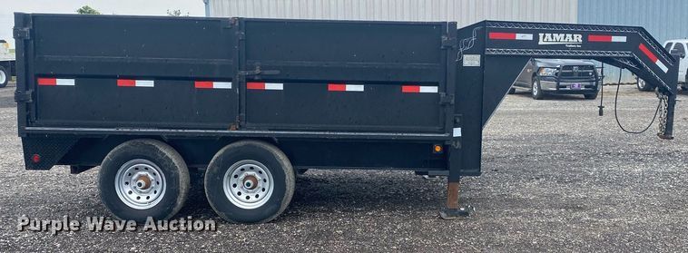 image for item KB9449 2014 Lamar  equipment trailer