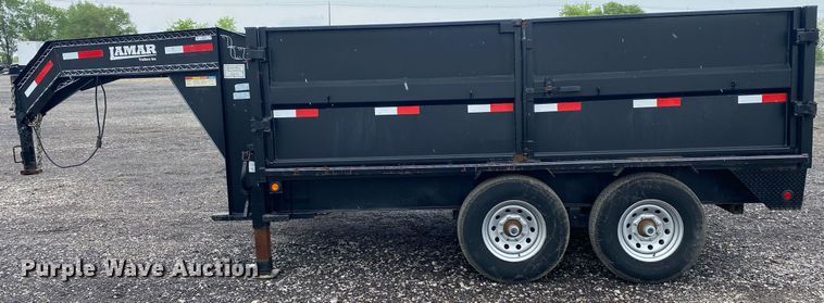 image for item KB9449 2014 Lamar  equipment trailer