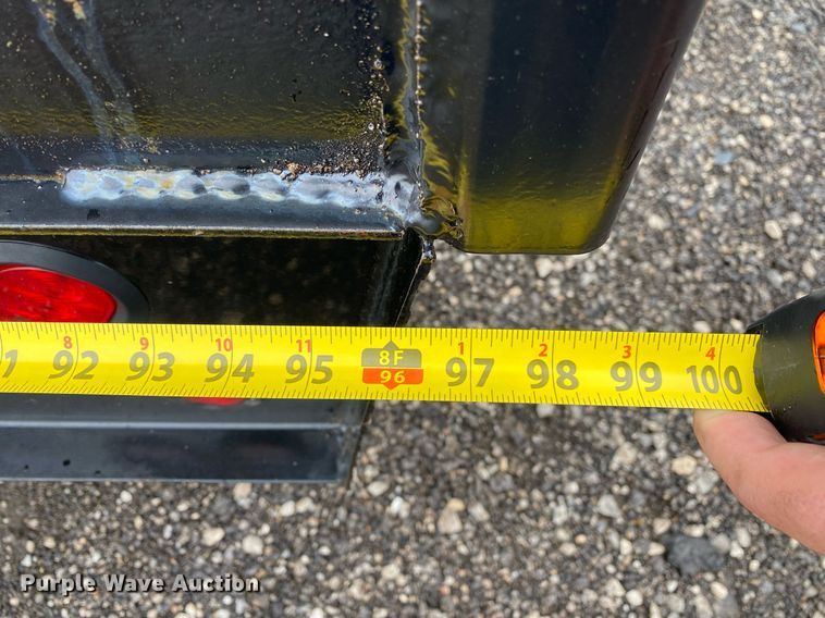 image for item KB9449 2014 Lamar  equipment trailer